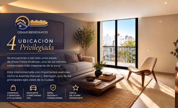 Departamento en venta en Resdidencial Anáhuac, Monterrey — foto 2